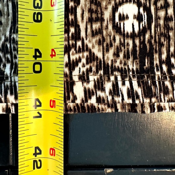 J. Jill Shift Dress Womens Small Brown Cream Madellain‎ Print Stretch Round Neck - Picture 10 of 10